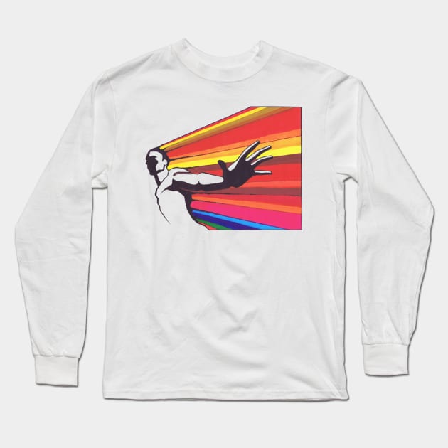 The Flying Man Long Sleeve T-Shirt by SpencerHart